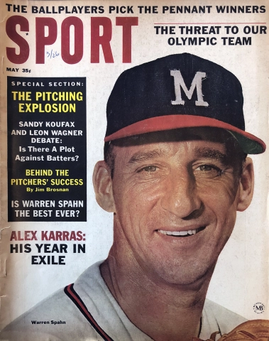 Lot Detail - May 1966 Dell Sports Magazine- Sandy Koufax cover!