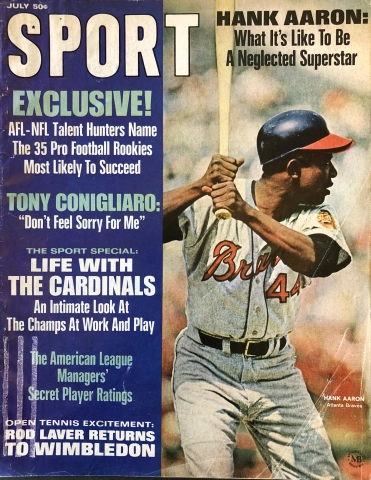 Atlanta Braves Hank Aaron Sports Illustrated Cover by Sports Illustrated