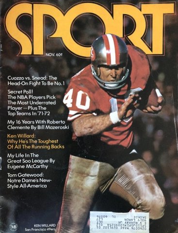 1966 Street & Smith's PRO FOOTBALL Magazine - Ken Willard