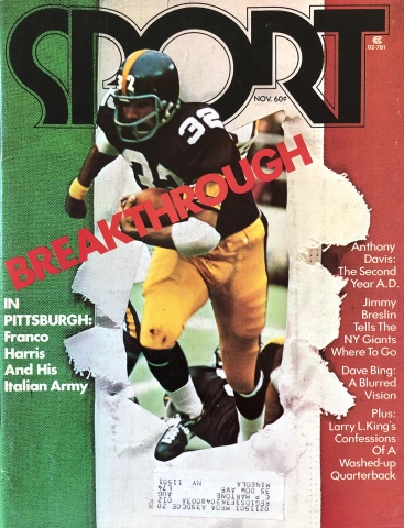 Pittsburgh Steelers Franco Harris Sports Illustrated Cover by Sports  Illustrated