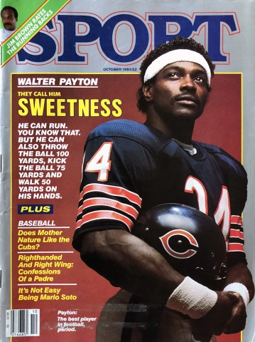 Chicago Bears Walter Payton Sports Illustrated Cover by Sports Illustrated