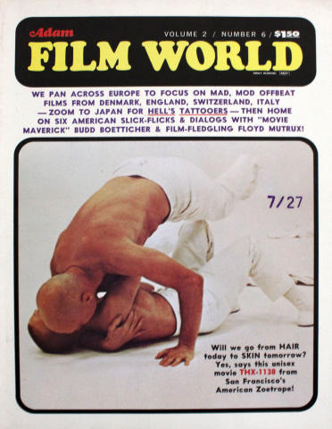 Adam FILM WORLD Vol. 2 No.6 Vintage Adult Magazine