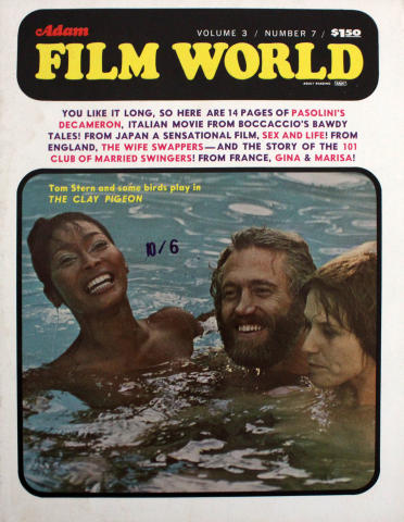 Adam FILM WORLD Vol. 3 No. 7 Vintage Adult Magazine