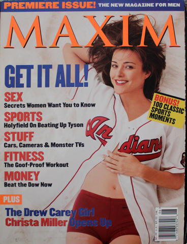 Maxim PREMIERE ISSUE Vintage Adult Magazine