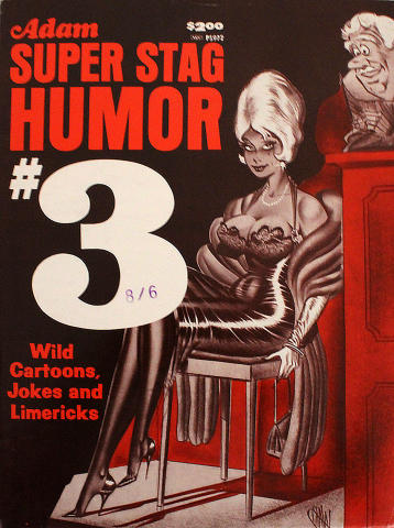 Adam SUPER STAG HUMOR #3 Vintage Adult Magazine