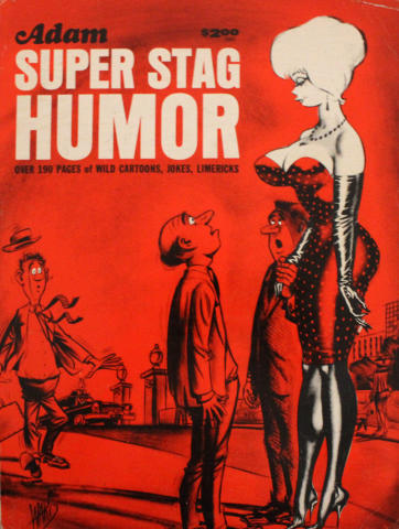 Adam SUPER STAG HUMOR #1 Vintage Adult Magazine