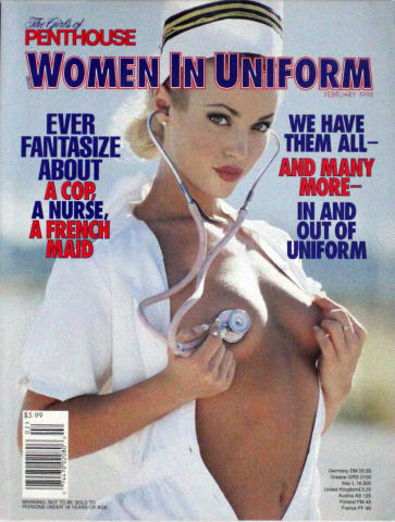 Penthouse Women in Uniform Vintage Adult Magazine