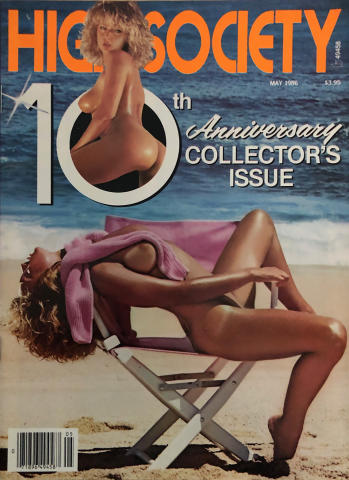 High Society 10th ANNIVERSARY Vintage Adult Magazine