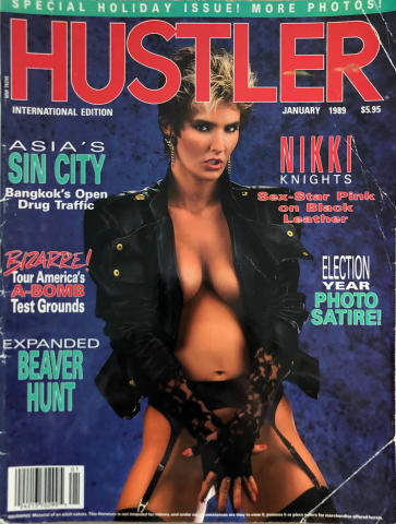 Hustler International Edition Vintage Adult Magazine