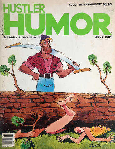 Hustler HUMOR Vintage Adult Magazine