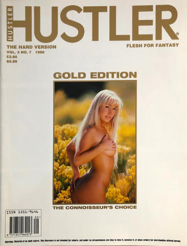 Hustler GOLD EDITION Vol. 3 No. 7 Vintage Adult Magazine