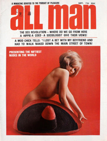 ALL MAN Vintage Adult Magazine