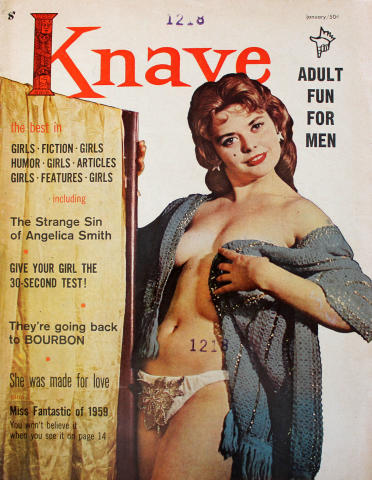 Knave Vol. 1 No. 1 Vintage Adult Magazine