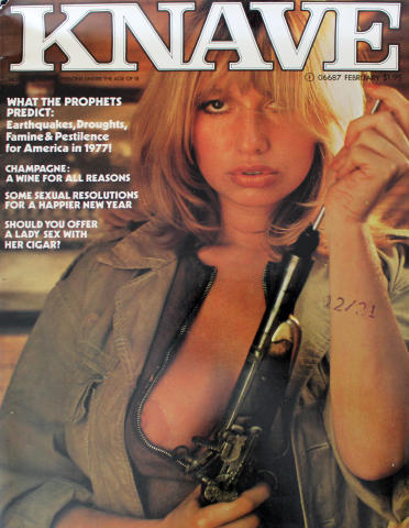Knave Vol. 1 No. 8 Vintage Adult Magazine