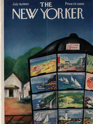 NEW YORKER Magazine Original Cover Vintage May 16, 1977 -  Canada