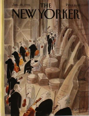 The New Yorker | January 28, 1985 at Wolfgang's