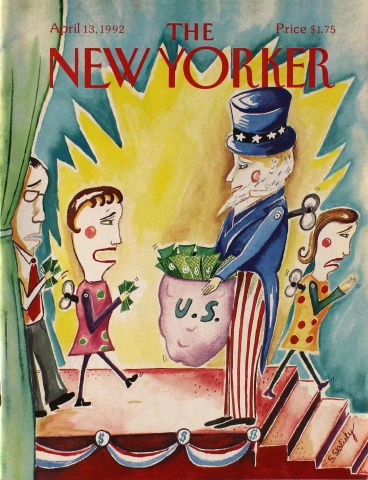 The New Yorker | April 13, 1992 at Wolfgang's