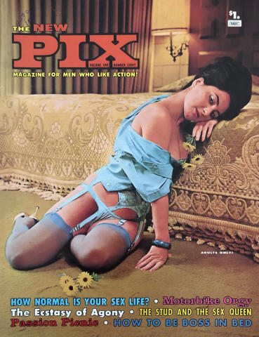 Pix Vol. 1 No. 8 Vintage Adult Magazine
