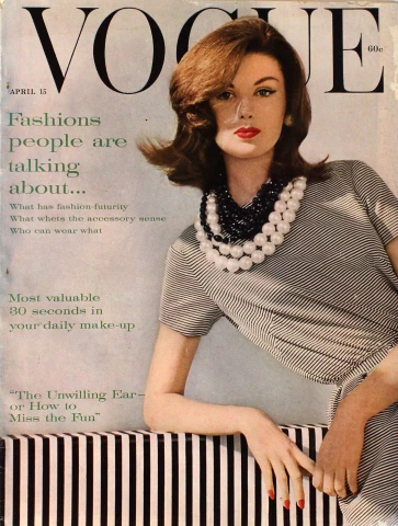 Vogue  April 15, 1960 at Wolfgang's