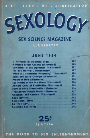 Sexology | June 1954 at Wolfgang's