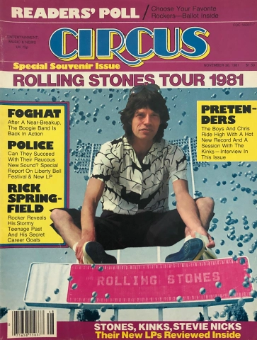 Circus | November 30, 1981 at Wolfgang's