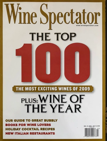 Wine Spectator | December 31, 2009 at Wolfgang's