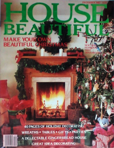 House Beautiful Christmas Decor Through the Years - Vintage