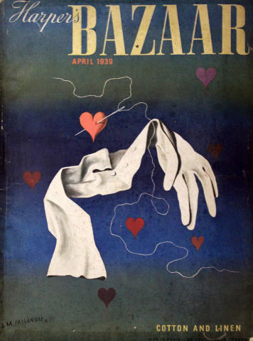 Harper's BAZAAR 1939年9月号 Harper's Bazaar Oct. 1939 - Complete Magazine - A.M.