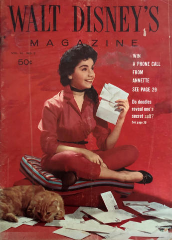 MICKEY MAGAZINE 1958 №427 October - November, 1952 - Walt Disney's