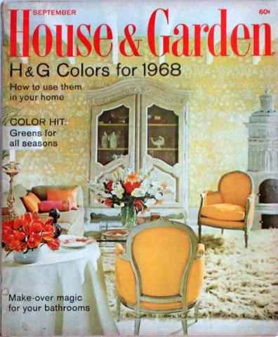 House & Garden H&G Colors For 1968