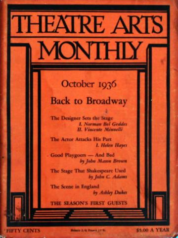 Theatre Arts Monthly-Back to Broadway