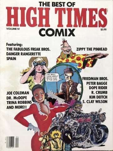 The Best of High Times Comix Vintage Adult Magazine