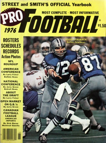 Roger Staubach Dallas Cowboys Pro Quarterback Magazine