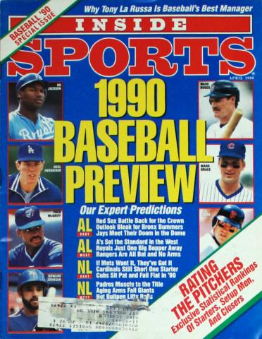 Inside Sports 1990 Baseball Preview