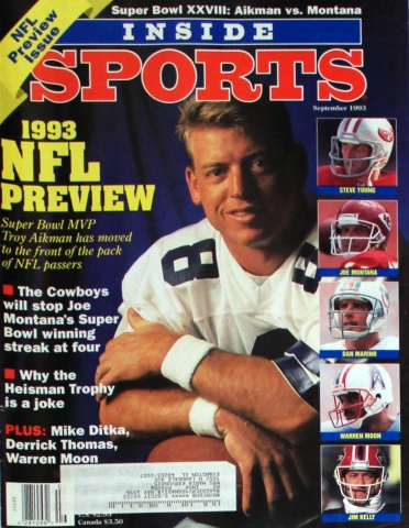 Sporting News Pro Football  October 12, 1993 at Wolfgang's