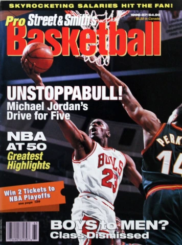 Street & Smith's Pro-Basketball | January 1996 at Wolfgang's