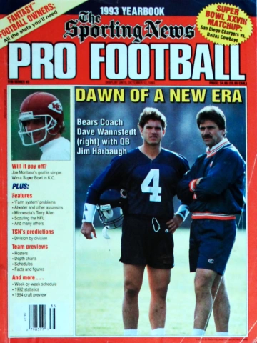 Sporting News Pro Football  October 12, 1993 at Wolfgang's