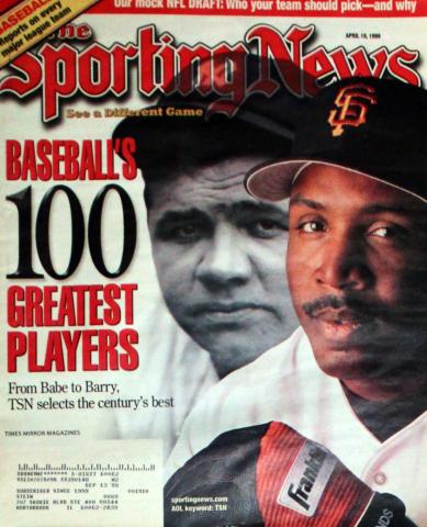 Sporting News Baseball's 100 Greatest Players