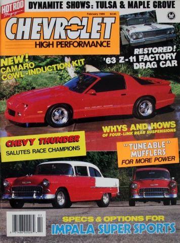 Hot Rod Chevrolet High Performance February 1989 at Wolfgang s