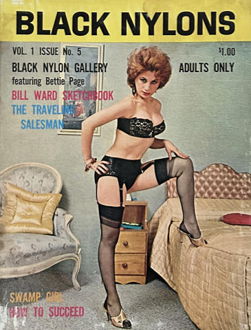 Black Nylons Vintage Adult Magazine