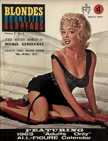 Blondes, Brunettes, Vintage Adult Magazine