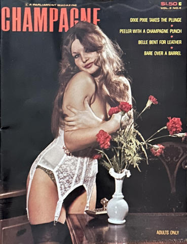 Champagne Vintage Adult Magazine
