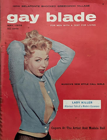 Gay Blade Vintage Adult Magazine