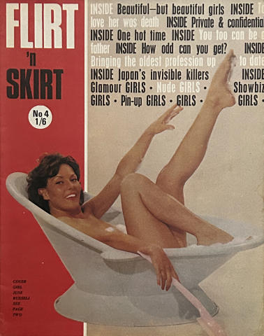 Flirt N' Skirt Vintage Adult Magazine