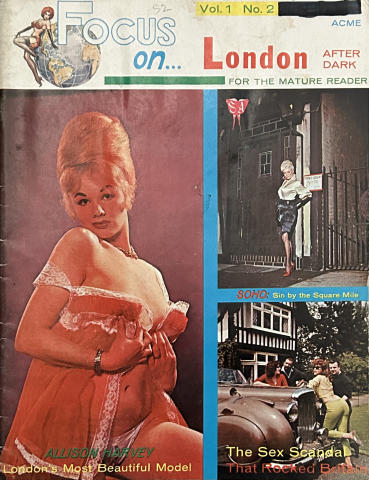 Focus on London Vintage Adult Magazine