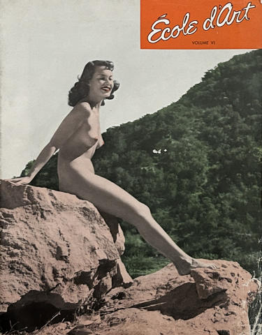 Ecole d'Art Vintage Adult Magazine