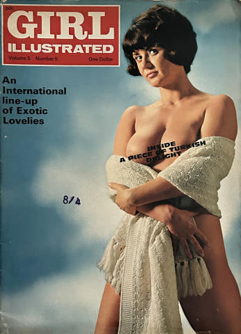 Girl Illustrated Vintage Adult Magazine