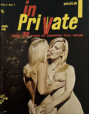 In Private Vintage Adult Magazine