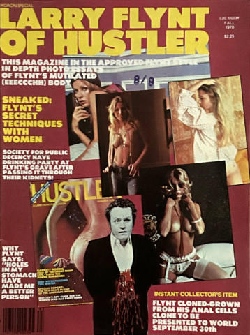 Larry Flynt of Hustler Vintage Adult Magazine