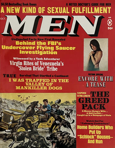 Men Vintage Adult Magazine